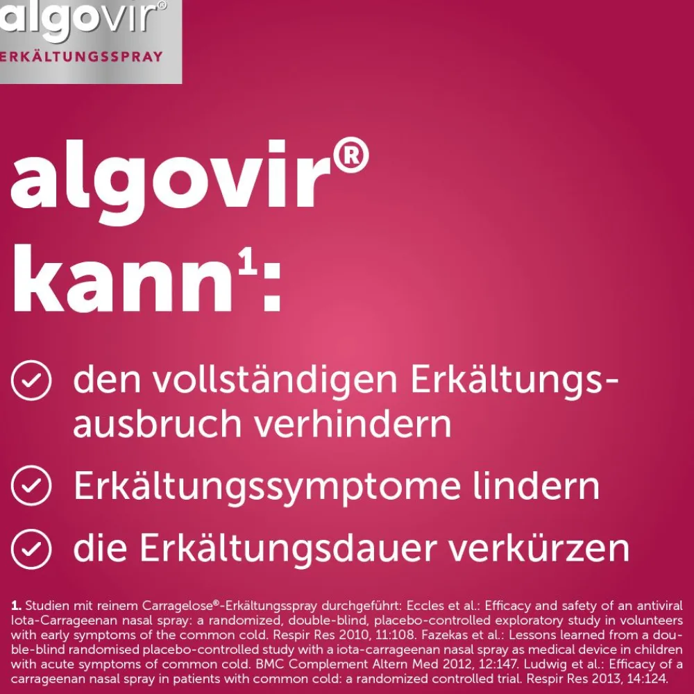 algovir® Erkältungsspray Effekt| New