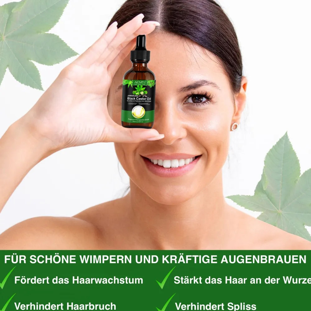 ALIVER Rizinusöl Haaröl für Haarpflege und Haarwachstum| Sale