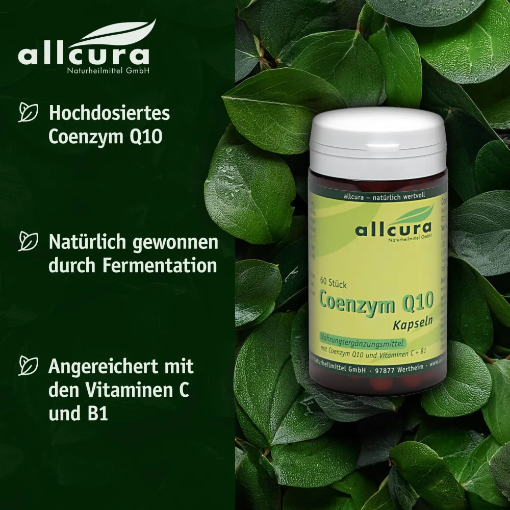 Coenzym Q 10 Kapseln|allcura Hot