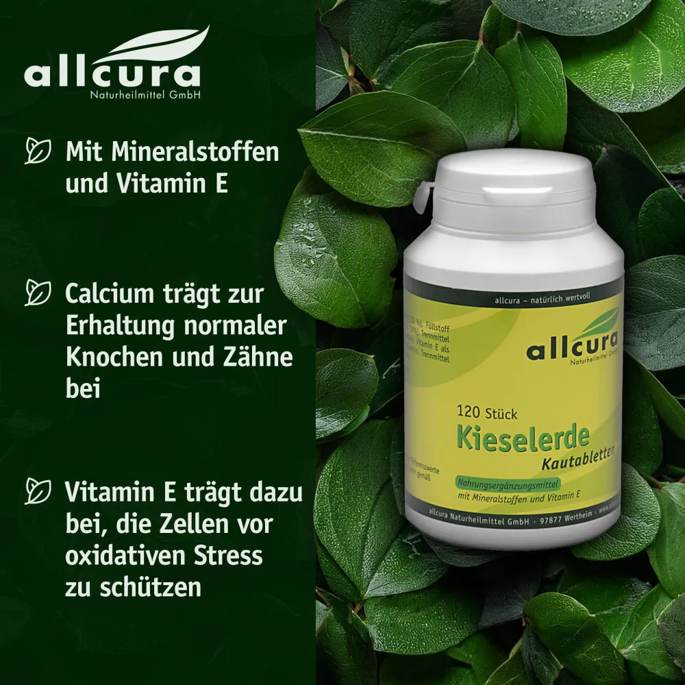 Kieselerde Kautabletten|allcura New