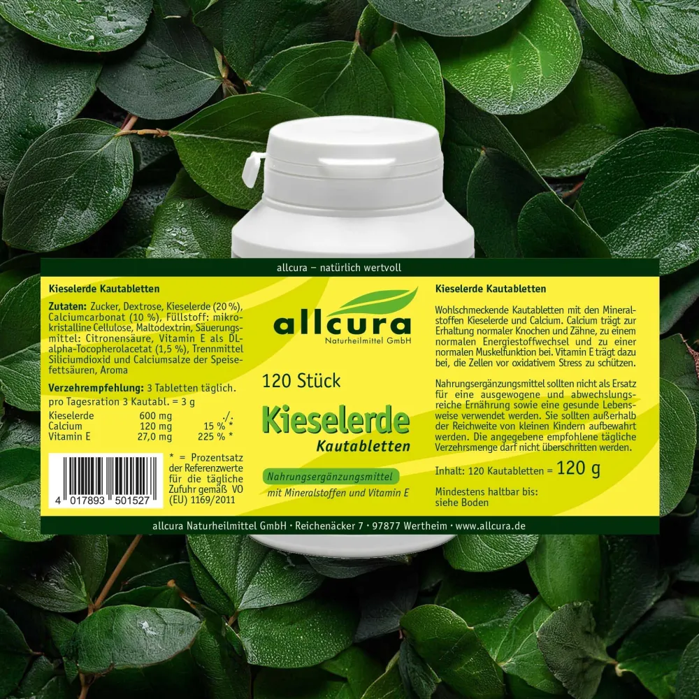 Kieselerde Kautabletten|allcura New