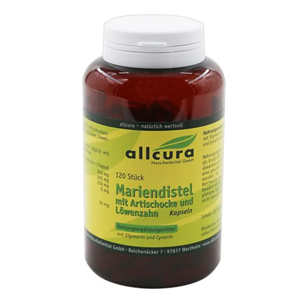 allcura Mariendistel mit Artischocke und Löwenzahn> Outlet