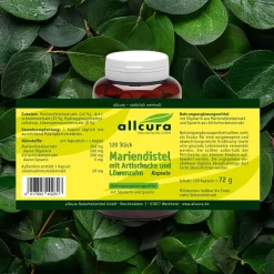 allcura Mariendistel mit Artischocke und Löwenzahn><noscript><img width=