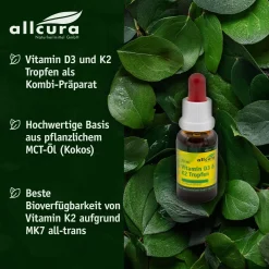 Vitamin D3-K2 Tropfen|allcura Best