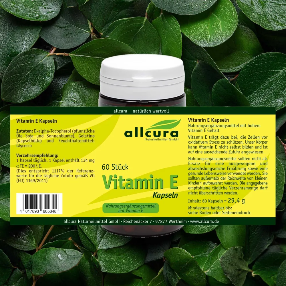 Vitamin E 200 I.E.>allcura New