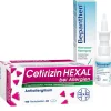 Allergie-Set Cetirizin ® + Bepanthen® Meerwasser Nasenspray>Hexal Online