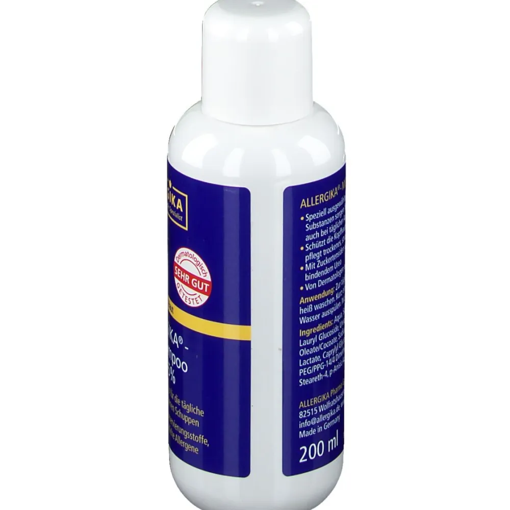 ® Mildshampoo Urea 5% - Kopfhautschonendes, schuppenlösendes Shampoo bei trockener, juckender Kopfhaut|Allergika Clearance