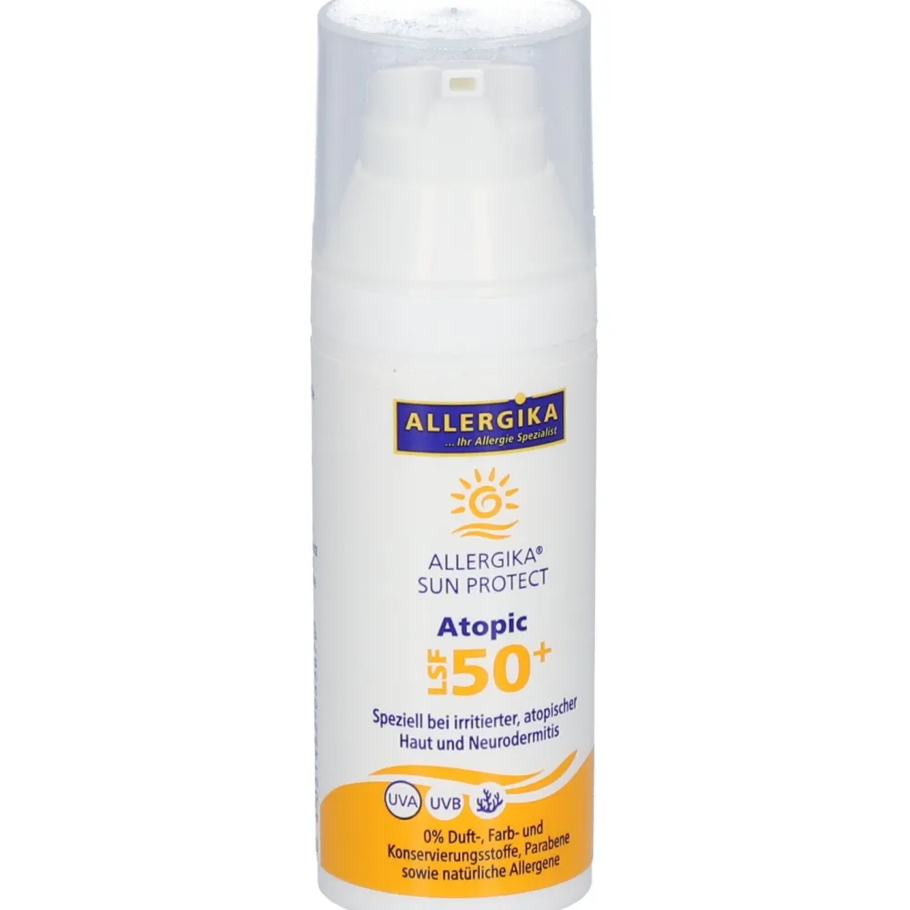 ALLERGIKA® SUN PROTECT Atopic SPF 50+ - Sehr hoher Sonnenschutz bei irritierter, atopischer Haut, Neurodermitis> Sale