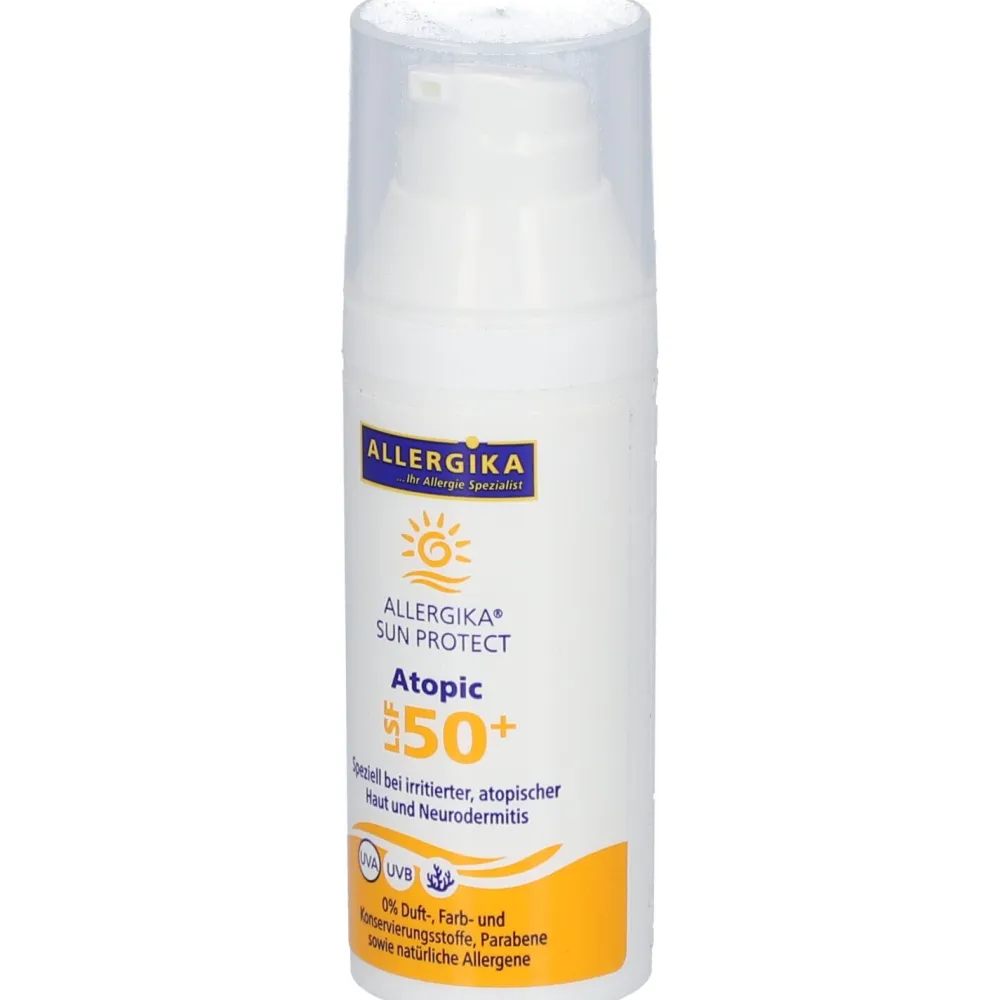 ALLERGIKA® SUN PROTECT Atopic SPF 50+ - Sehr hoher Sonnenschutz bei irritierter, atopischer Haut, Neurodermitis> Sale
