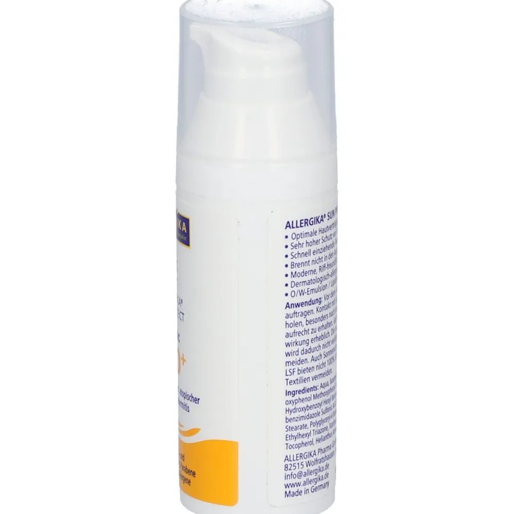 ALLERGIKA® SUN PROTECT Atopic SPF 50+ - Sehr hoher Sonnenschutz bei irritierter, atopischer Haut, Neurodermitis> Sale