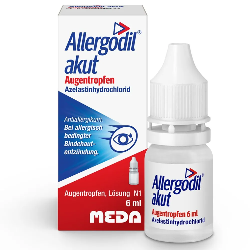 Allergodil® akut Augentropfen: Lindernde Lösung für die Augen bei Pollenallergie, Heuschnupfen, nicht-saisonaler Allergie| Sale