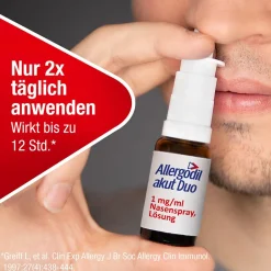 Allergodil® akut Duo: Allergie Kombipack mit Nasenspray (10 ml) und Augentropfen (4 ml), Antiallergikum mit Azelastinhydrochlorid><noscript><img width=