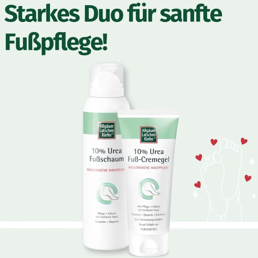 Allgäuer Latschenkiefer 10 % Urea Fuß-Cremegel| Discount