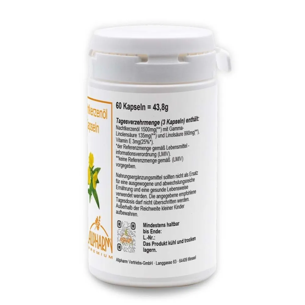 ALLPHARM Nachtkerzenöl Kapseln| Sale