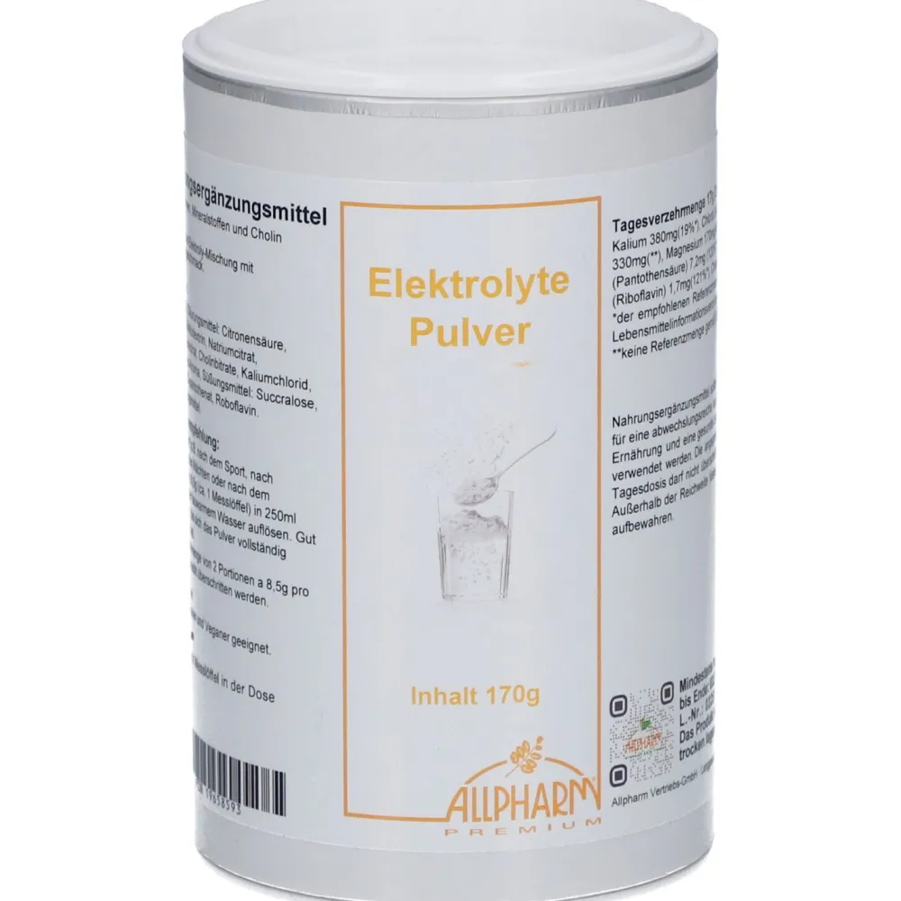 Allpharm Premium Elektrolyte Pulver mit Orangengeschmack| Hot