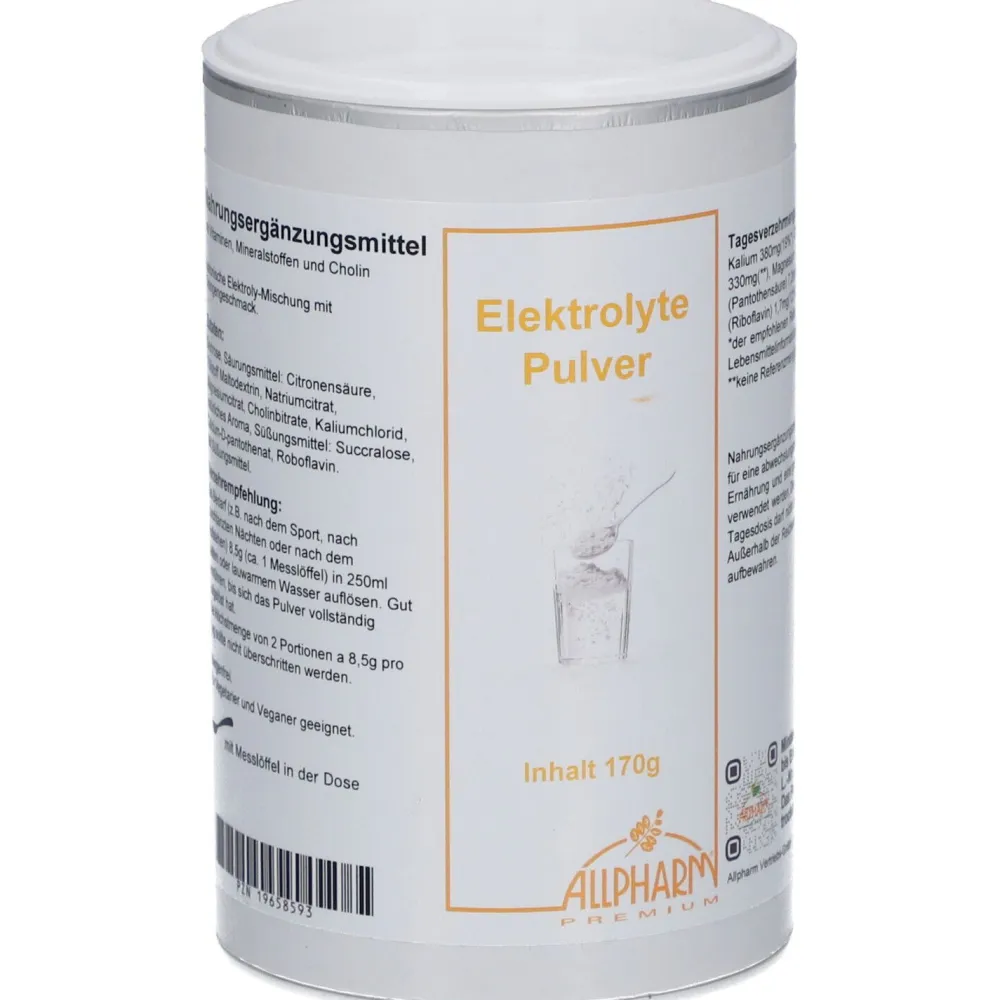 Allpharm Premium Elektrolyte Pulver mit Orangengeschmack| Hot