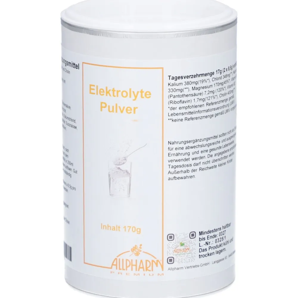 Allpharm Premium Elektrolyte Pulver mit Orangengeschmack| Hot