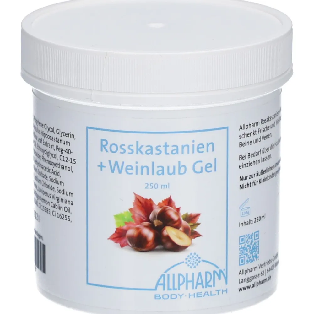 Allpharm – Rosskastanien + Weinlaub Gel| Online