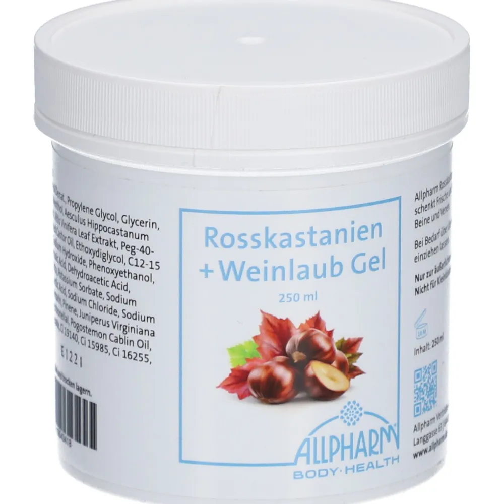 Allpharm – Rosskastanien + Weinlaub Gel| Online