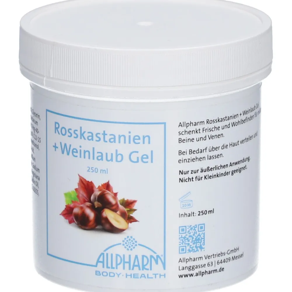 Allpharm – Rosskastanien + Weinlaub Gel| Online