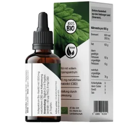 AlpenCBD 15 Bio CBD Öl - Vollspektrum CBD Hanf Tropfen mit 1.500 mg><noscript><img width=