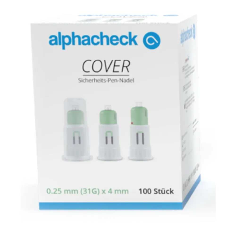 alphacheck COVER Sicherheits-Pen-Nadeln| Clearance