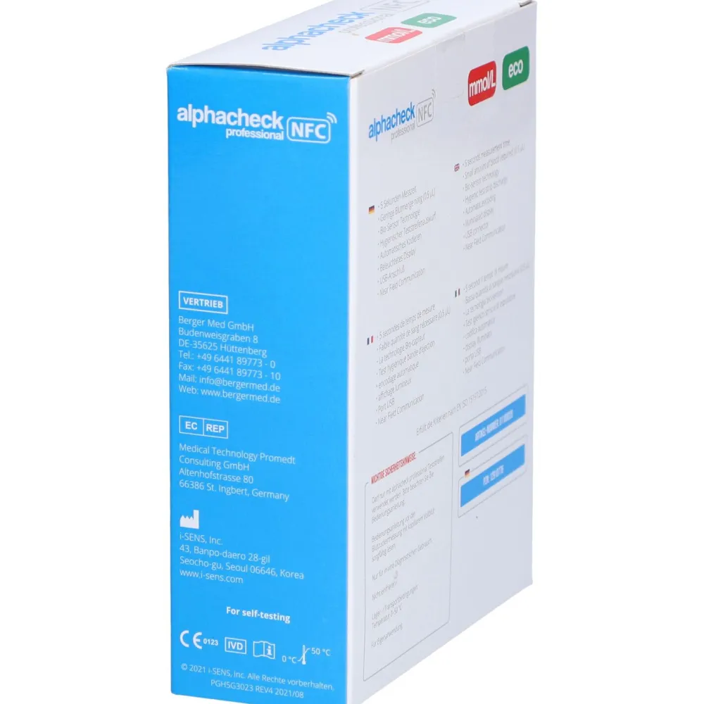 ALPHACHECK® professional Blutzuckermessgerät mmol/l eco> Outlet