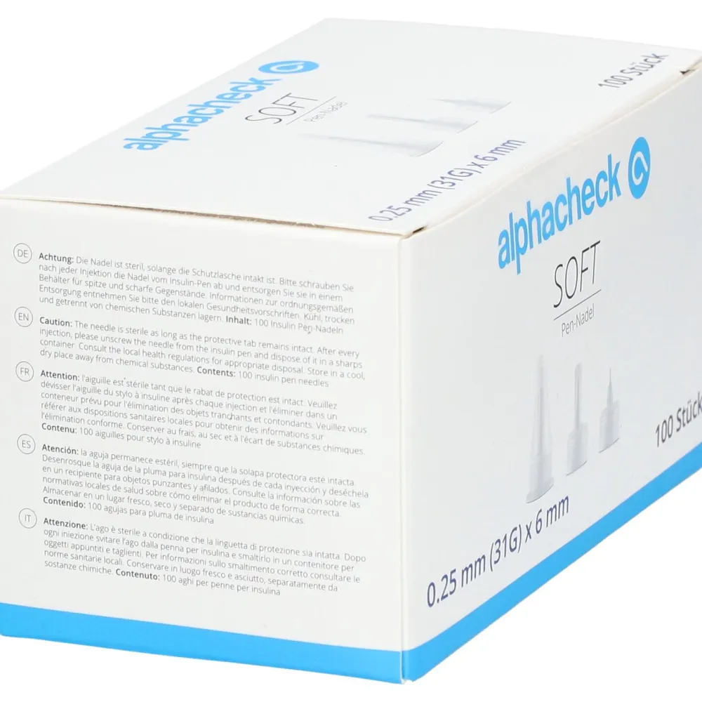 alphacheck soft Pen-Nadeln - Komfortable und sichere Injektion> Online