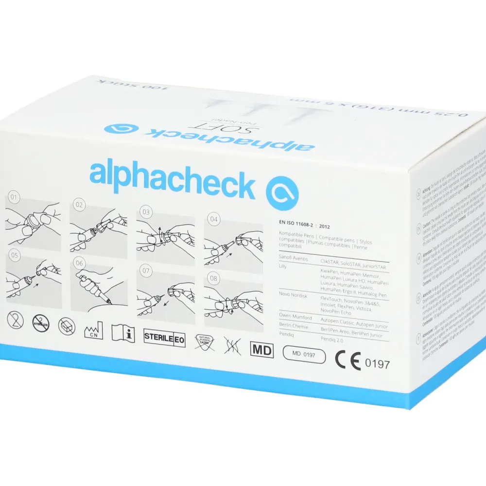 alphacheck soft Pen-Nadeln - Komfortable und sichere Injektion> Online