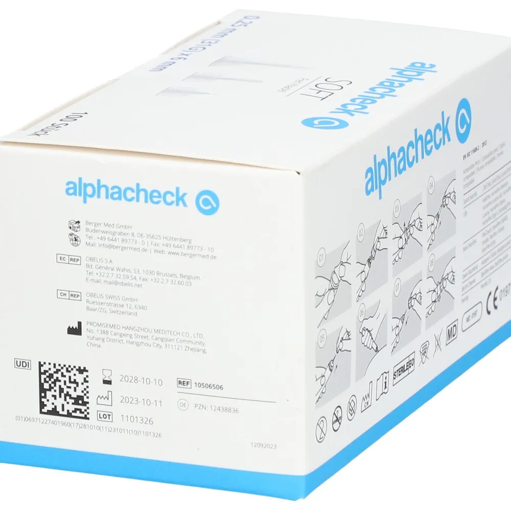 alphacheck soft Pen-Nadeln - Komfortable und sichere Injektion> Online