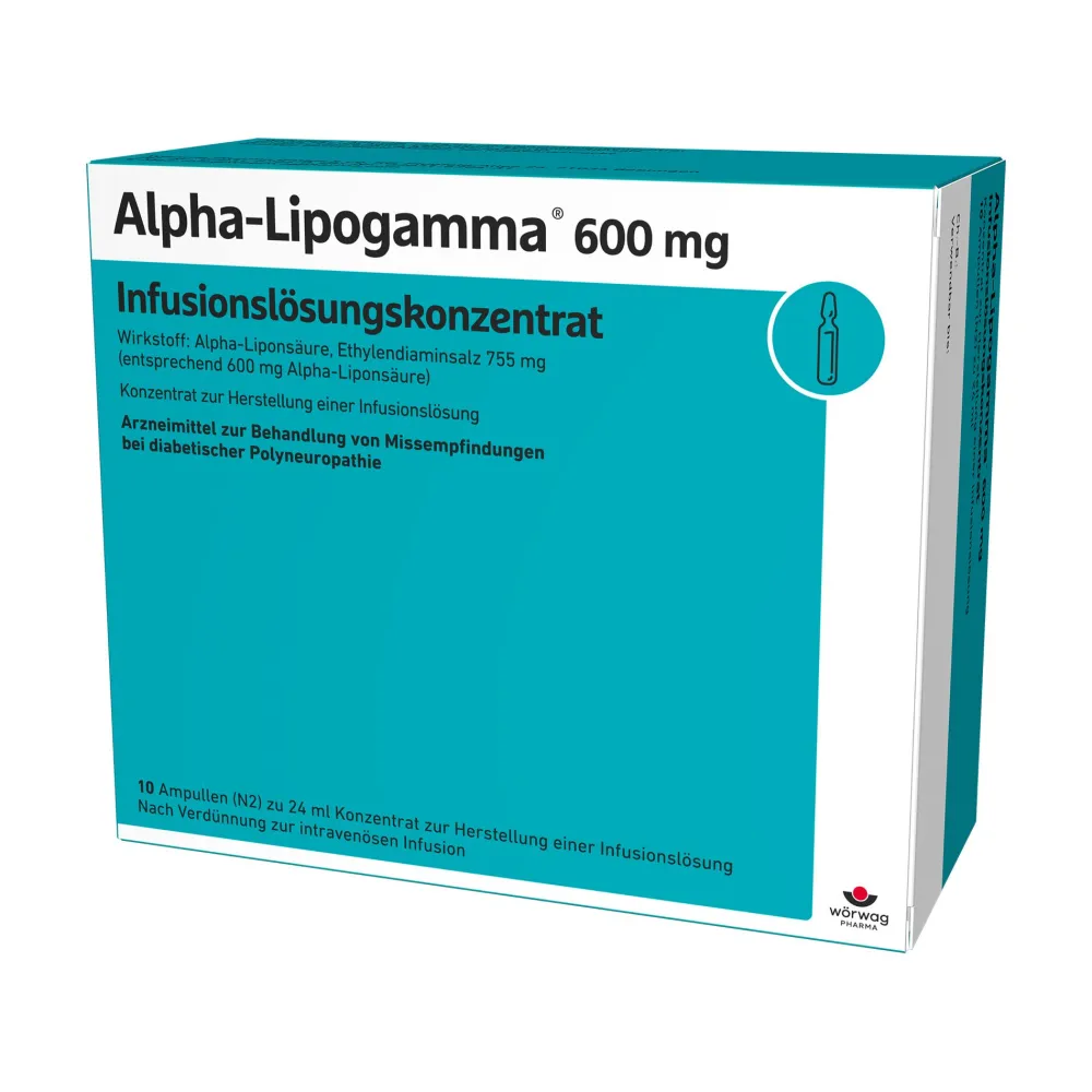 Alpha Lipogamma® 600 mg Infusionslösungskonzentrat>