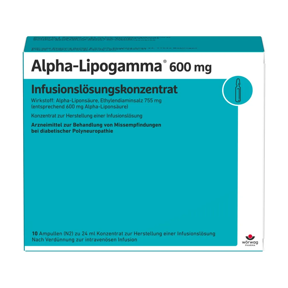 Alpha Lipogamma® 600 mg Infusionslösungskonzentrat>