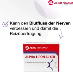 Alpha-Lipon AL 600 für Missempfindungen bei diabetischer Nervenbeschädigung><noscript><img width=