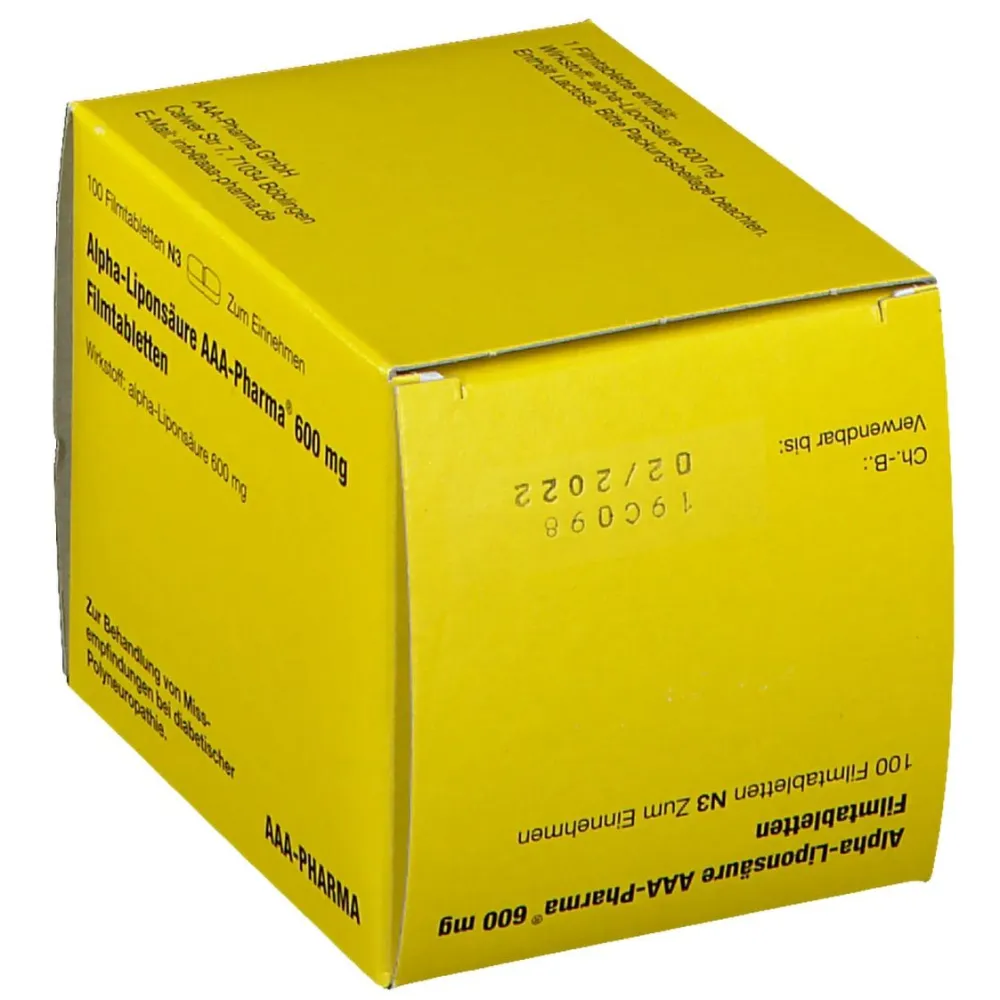 Alpha-Liponsäure AAA-Pharma® 600 mg| Online