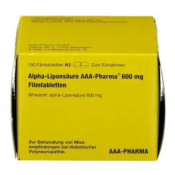 Alpha-Liponsäure AAA-Pharma® 600 mg| Online