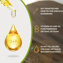Alphavitalis® Vitamin D3 K2 Tropfen| Hot