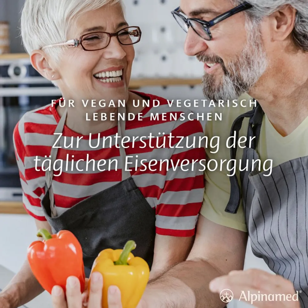 ® Eisen Acerola Sticks unterstützen bei Eisenmangel und Mehrbedarf, ab 10 Jahren geeignet, vegan|Alpinamed