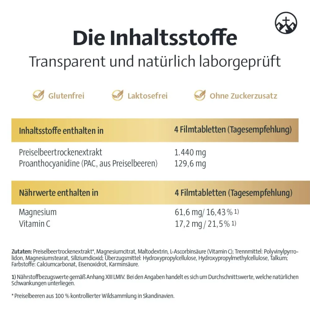 ® Preiselbeer-Filmtabletten|Alpinamed Discount