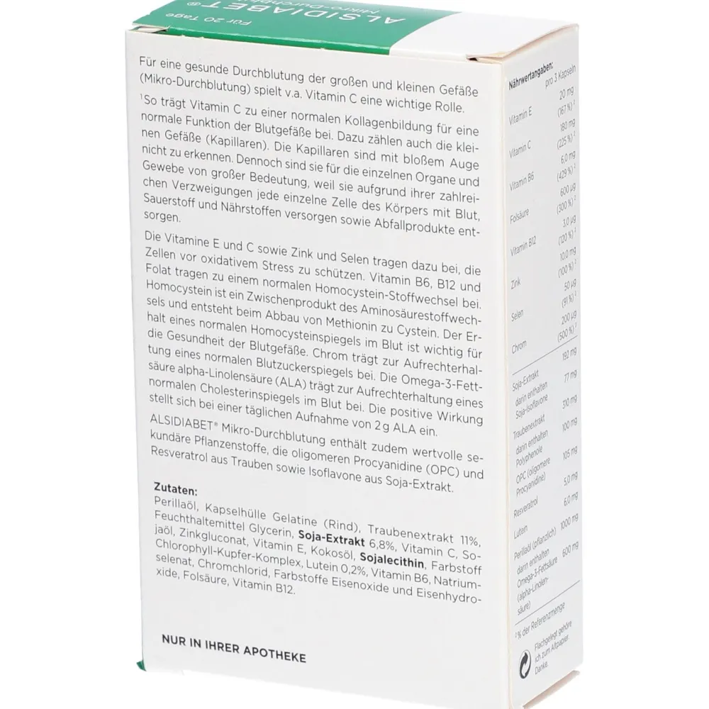 ALSIDIABET® Mikro-Durchblutung| Best