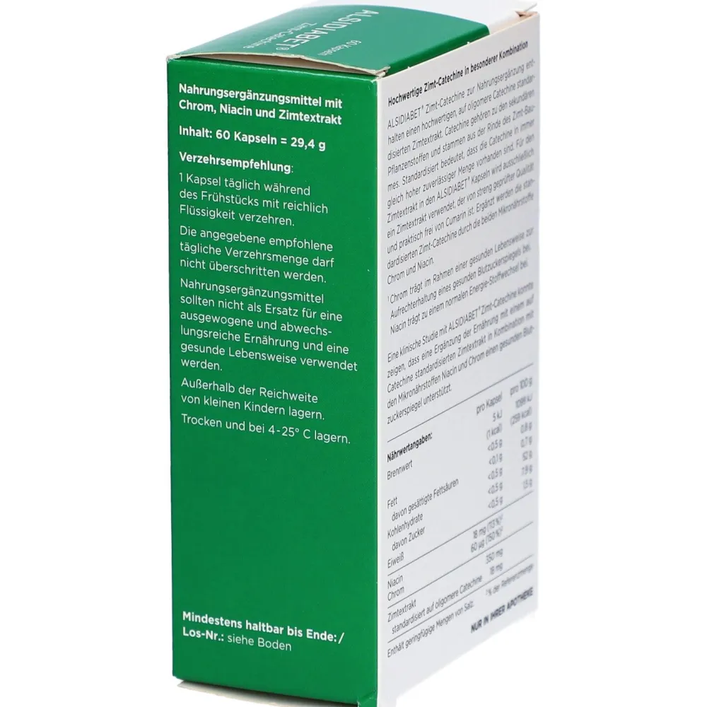 ALSIDIABET® Zimt-Catechine für Diabetiker Typ II| New