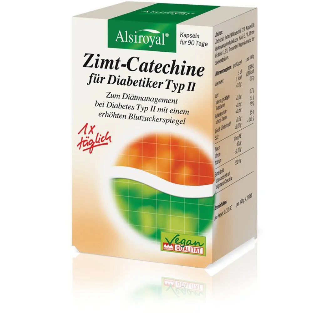 Zimt-Catechine für Diabetiker Typ II, 90 St.>Alsiroyal New