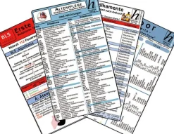 Altenpflege Karten-Set - med. Abkürzungen, Medikamente - Haltbarkeit nach Anbruch, Erste Hilfe,> Clearance