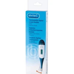 alvita® Digitales Fieberthermometer flexibel> New