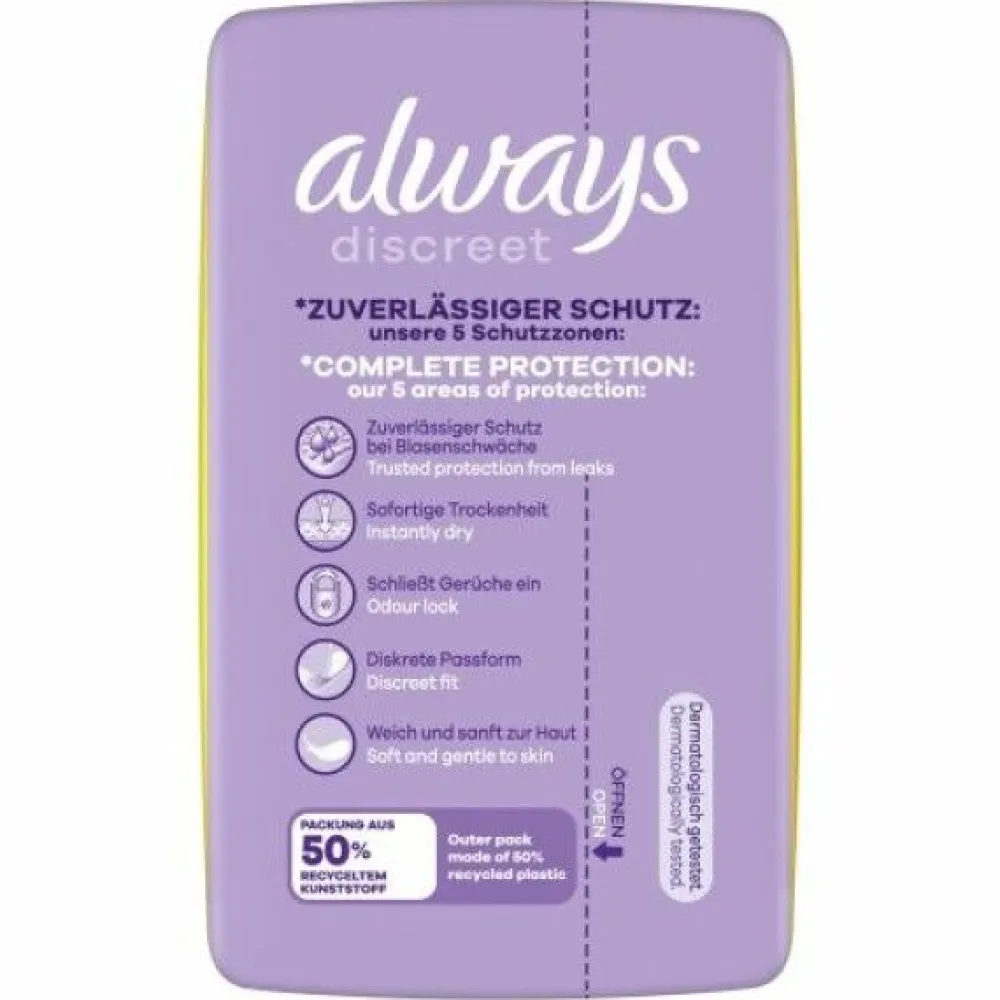 Always Discreet Inkontinenzeinlagen| Clearance