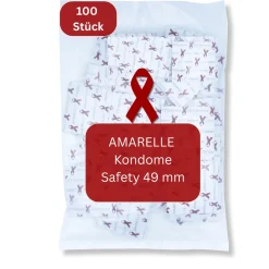 AMARELLE Safety Kondome 49 mm aus Naturlatex| Discount