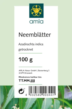 Amla Natur - Neemblätter> New