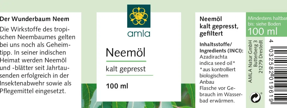Amla Natur - Neemöl| Clearance