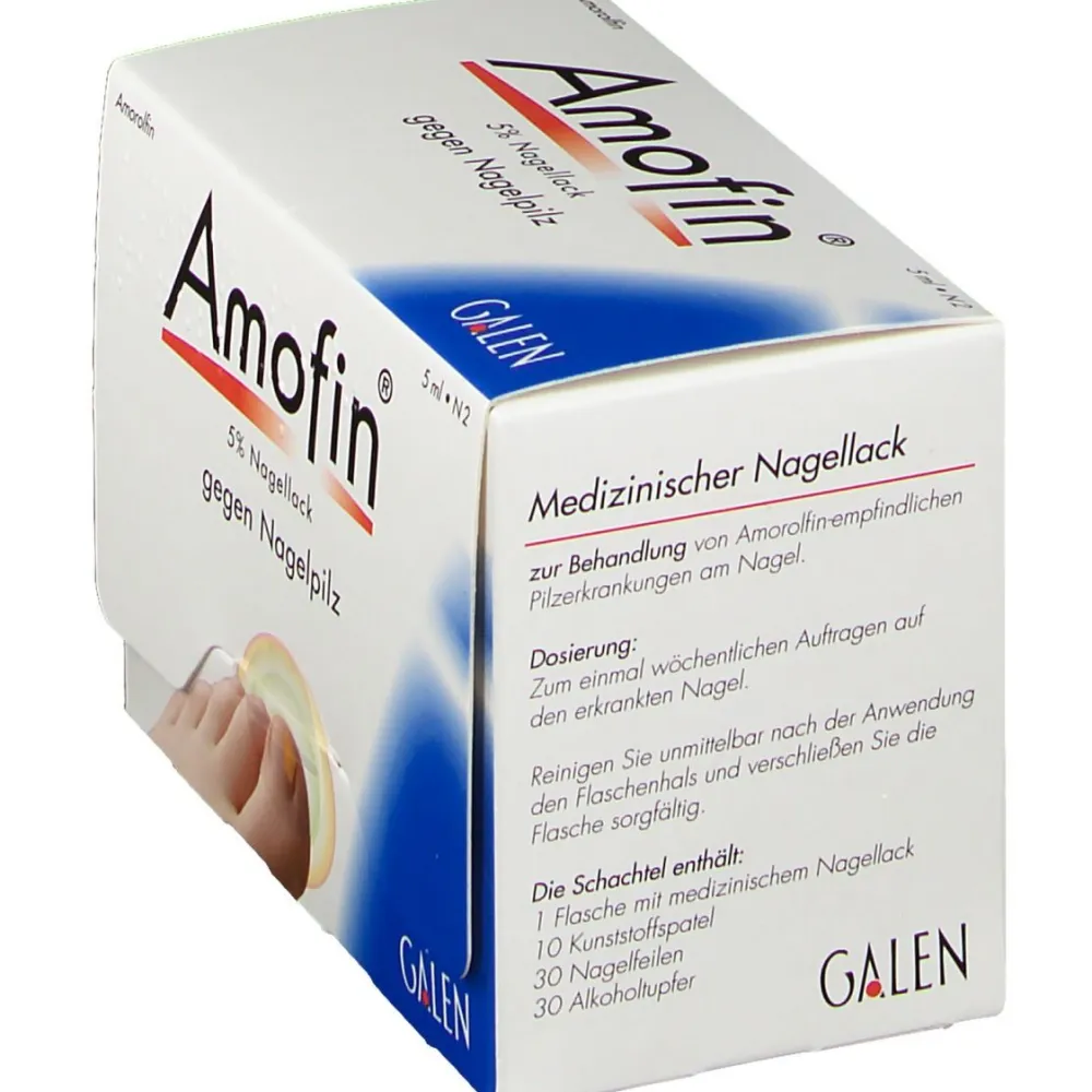 Amofin® 5 % Nagellack gegen Nagelpilz| Hot