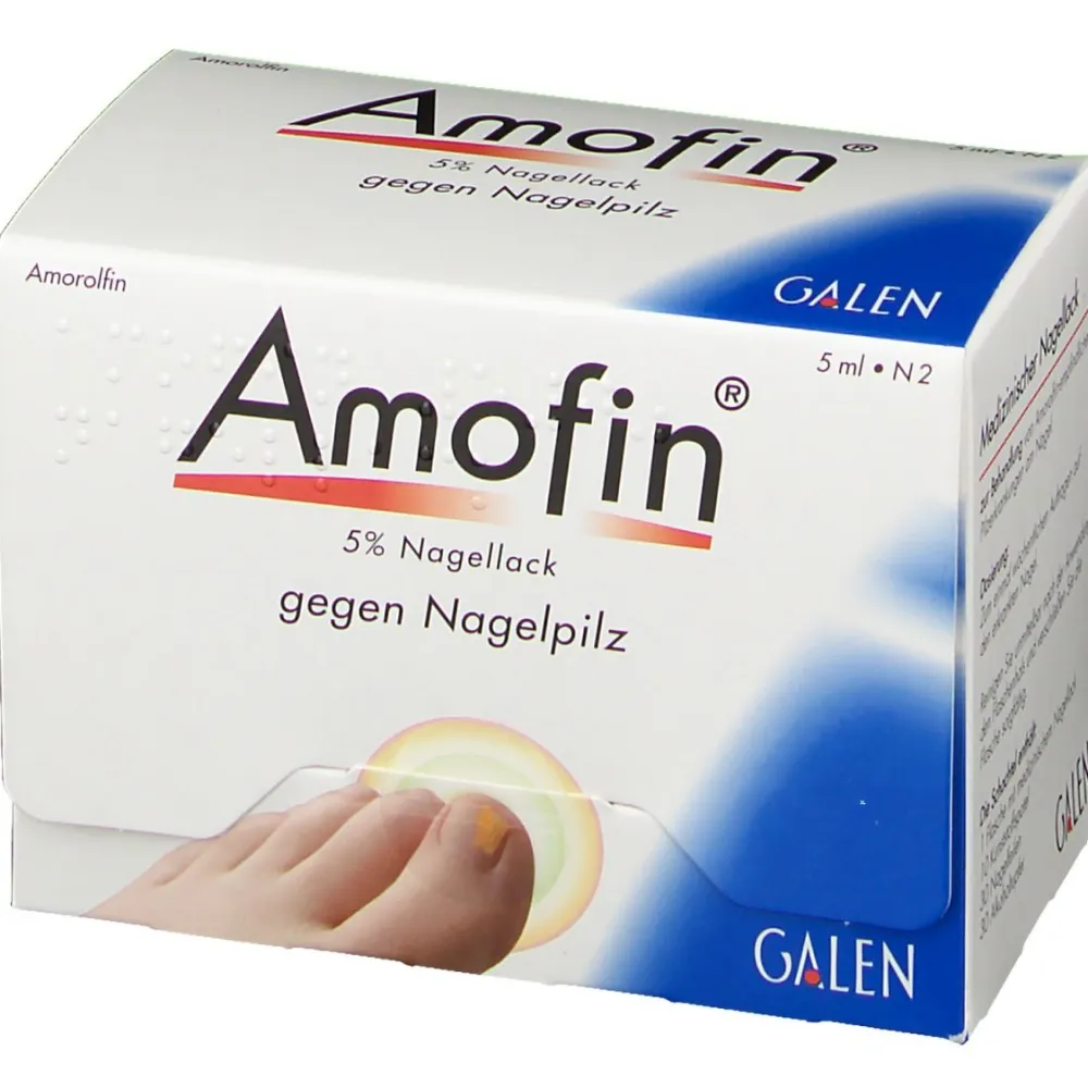 Amofin® 5 % Nagellack gegen Nagelpilz| Hot