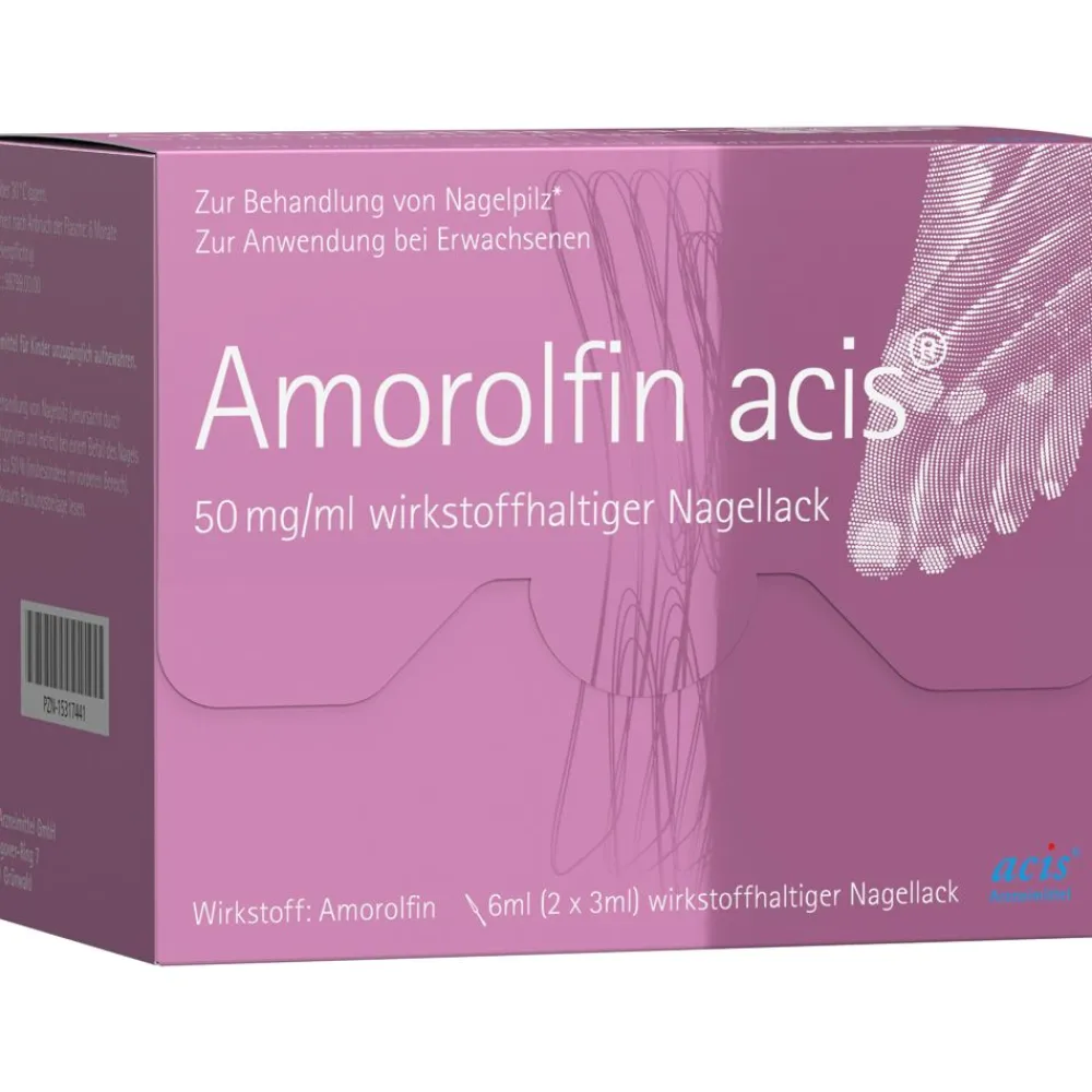 acis® 50 mg/ml wirkstoffhaltiger Nagellack>Amorolfin